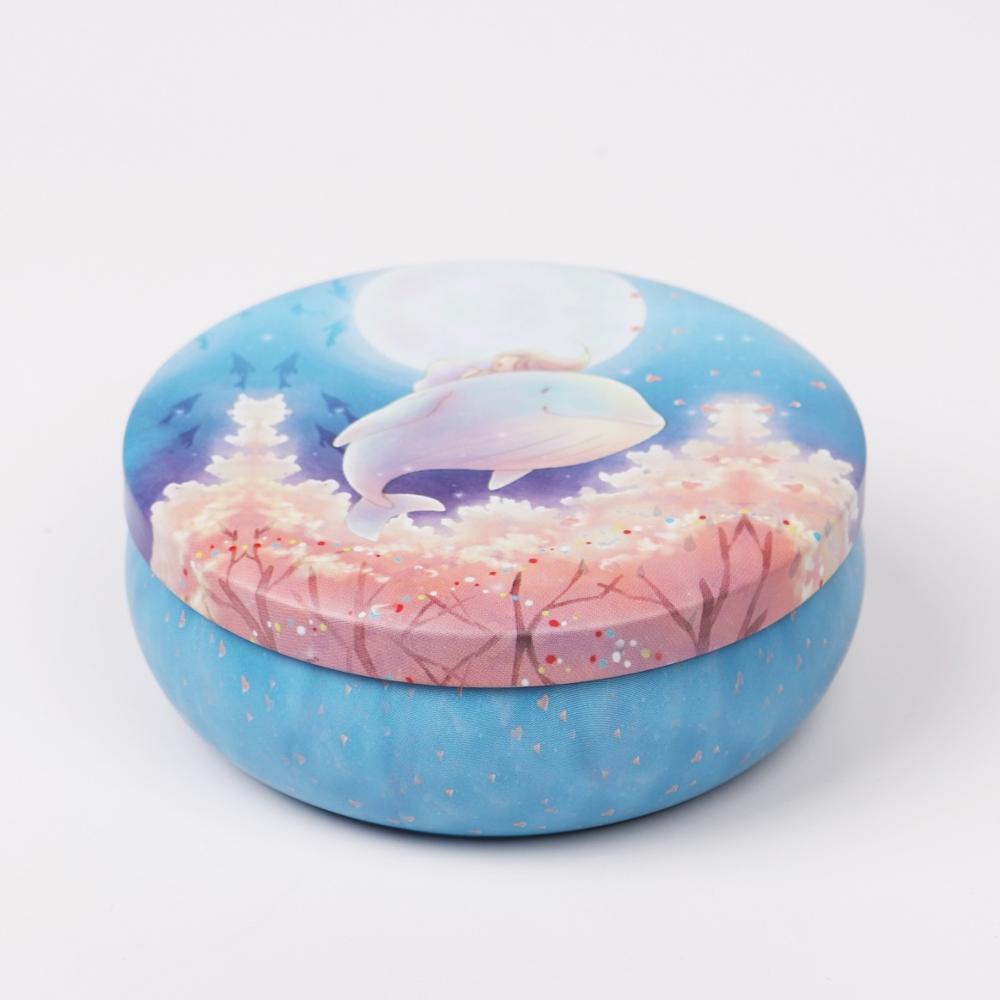 Food Storage Drums - Printed Round Gift Boxes Storage Case