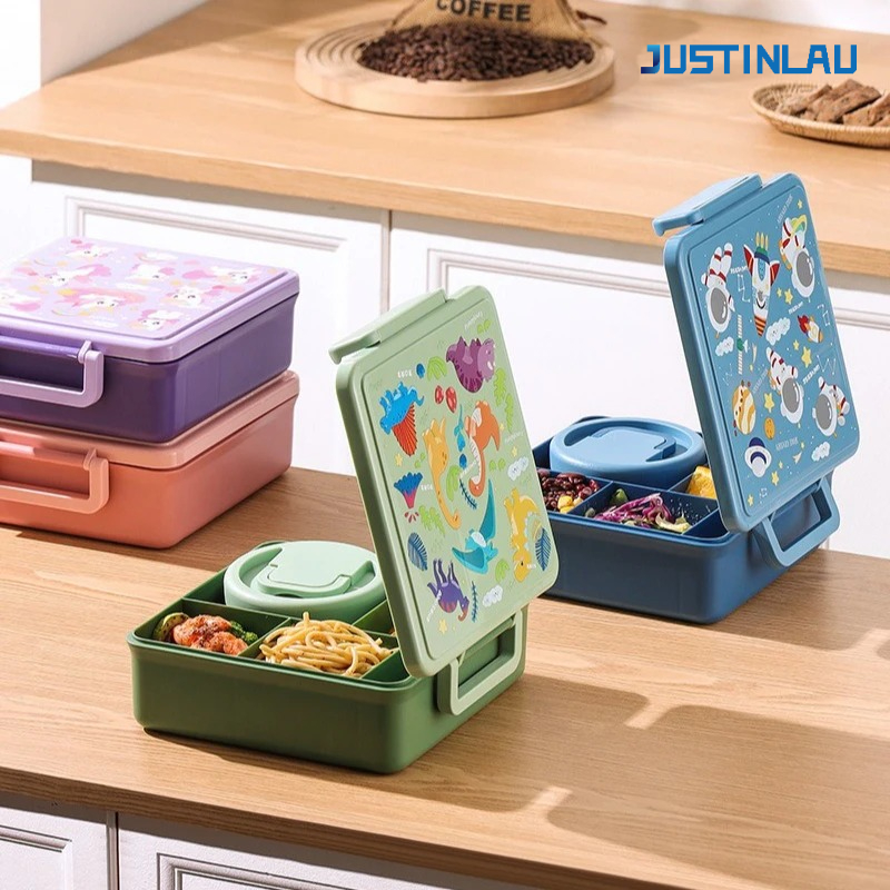 Food Storage Oven Safe - Lunch Box Cartoon Fruit Salad Bento
