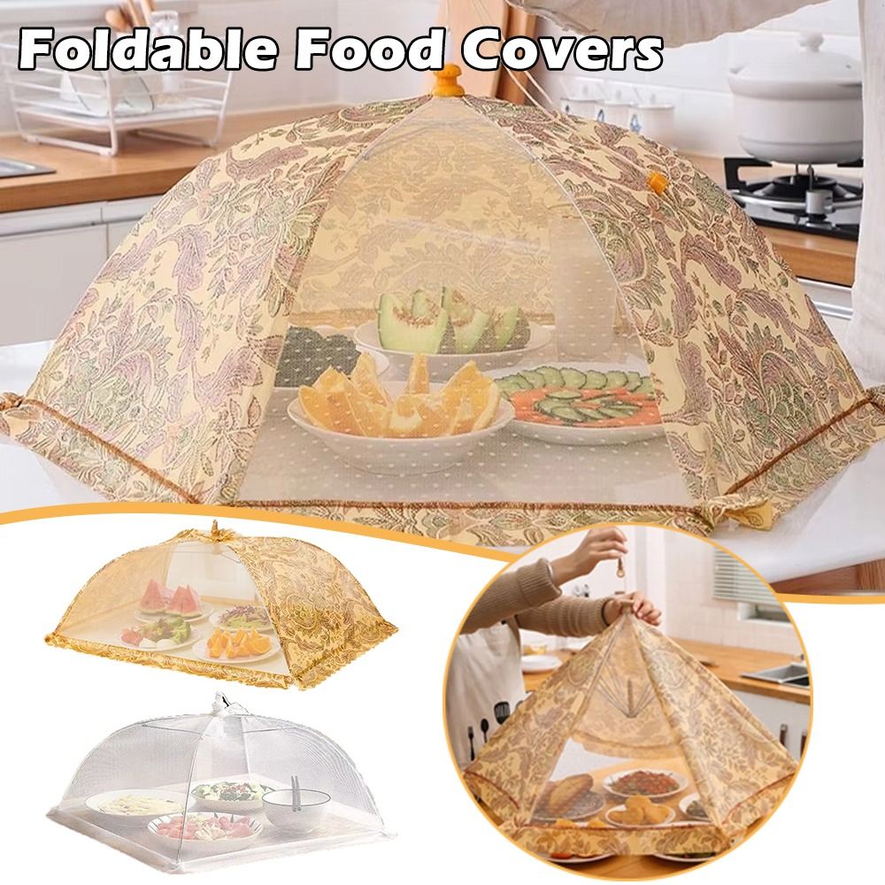 Food Storage Long Term - New Foldable Food Covers Breathable Dustproof