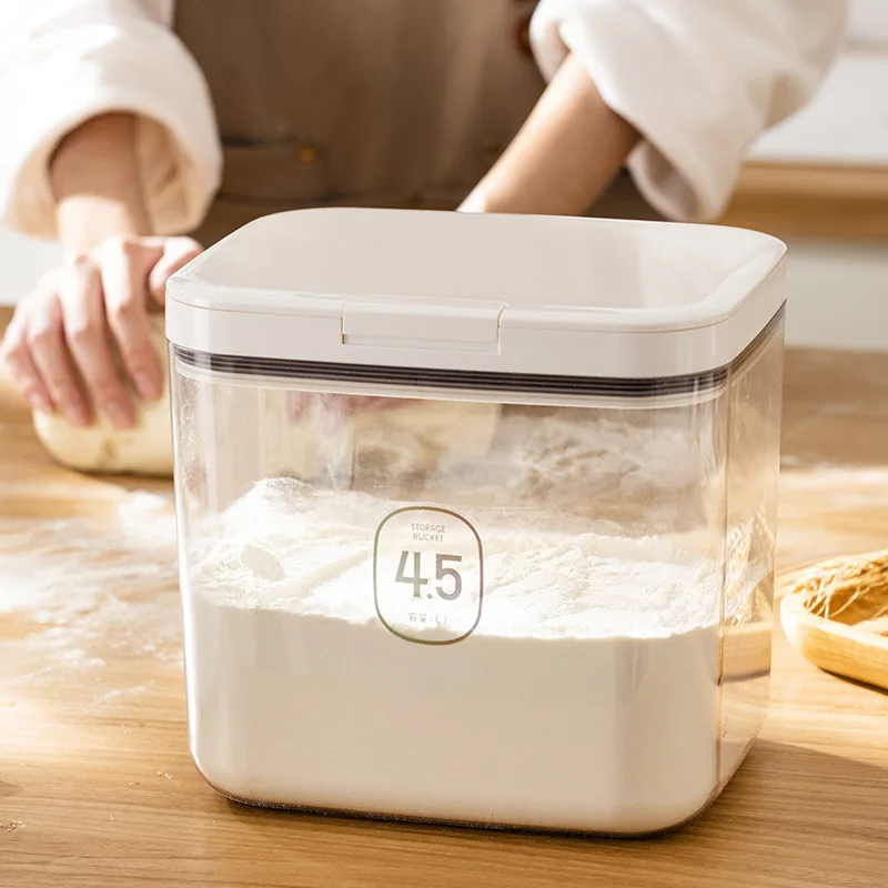 Food Storage Drums - Sealed Flour Bucket Household Food Grade