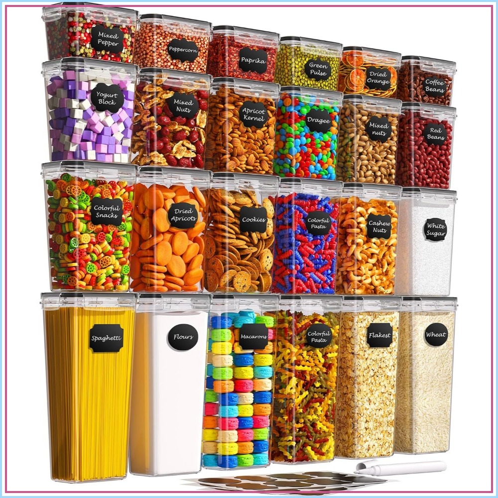 Food Storage Airtight - 24 PCS Airtight Food Storage Containers
