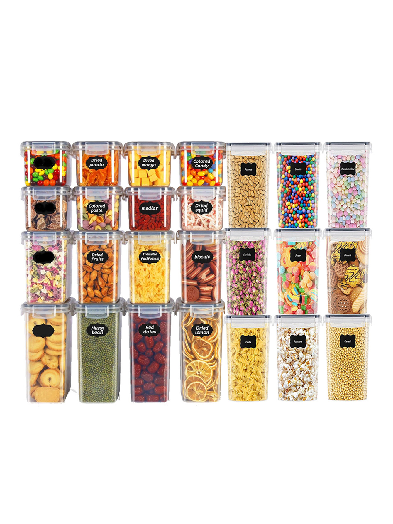 Food Storage Equipment - 48pcs, Sealed Food Storage Containers with