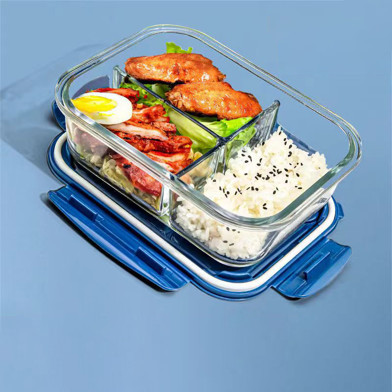 Food Storage Equipment - New style Lunch Box Glass 1050ml