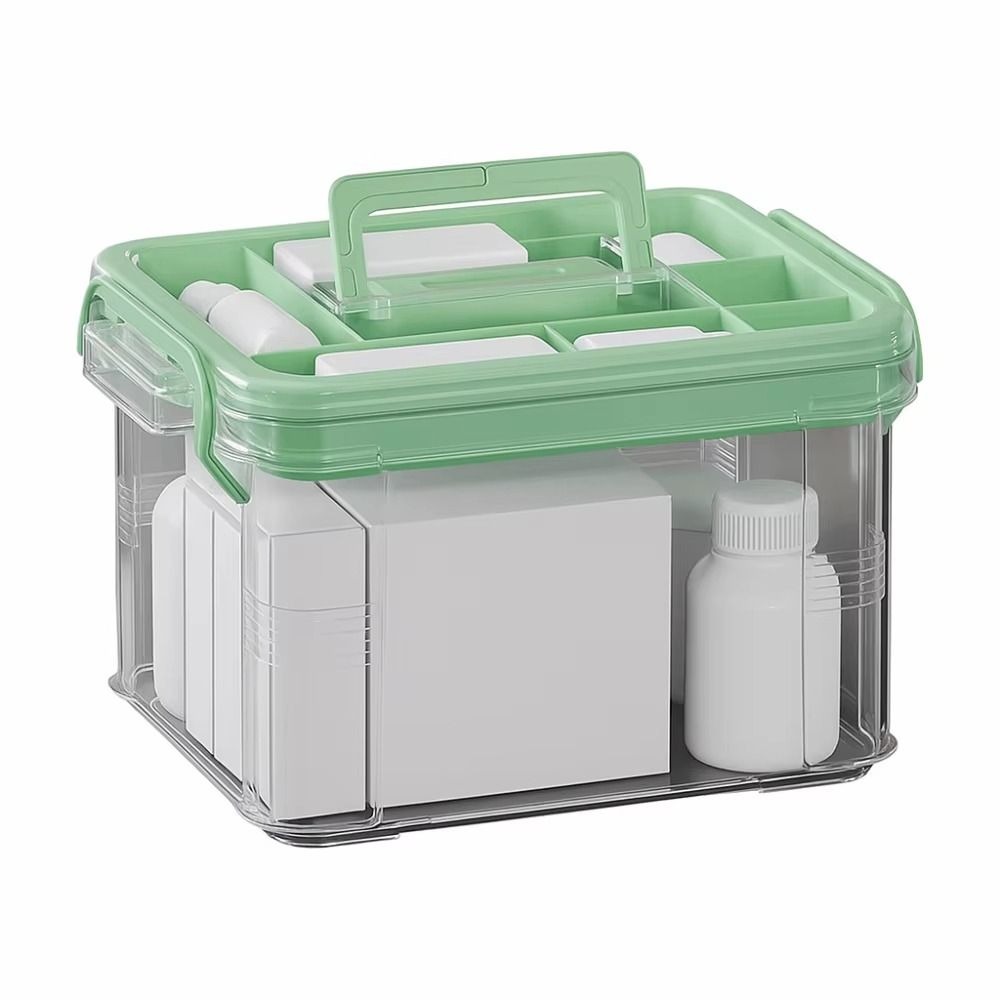 Food Storage Emergency - Simple Double Layers Pill Storage Box
