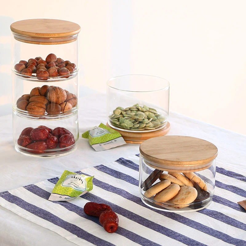 New1200 Ml 3-layer Glass Can K - Food Storage Set Glass ulasan dan harga