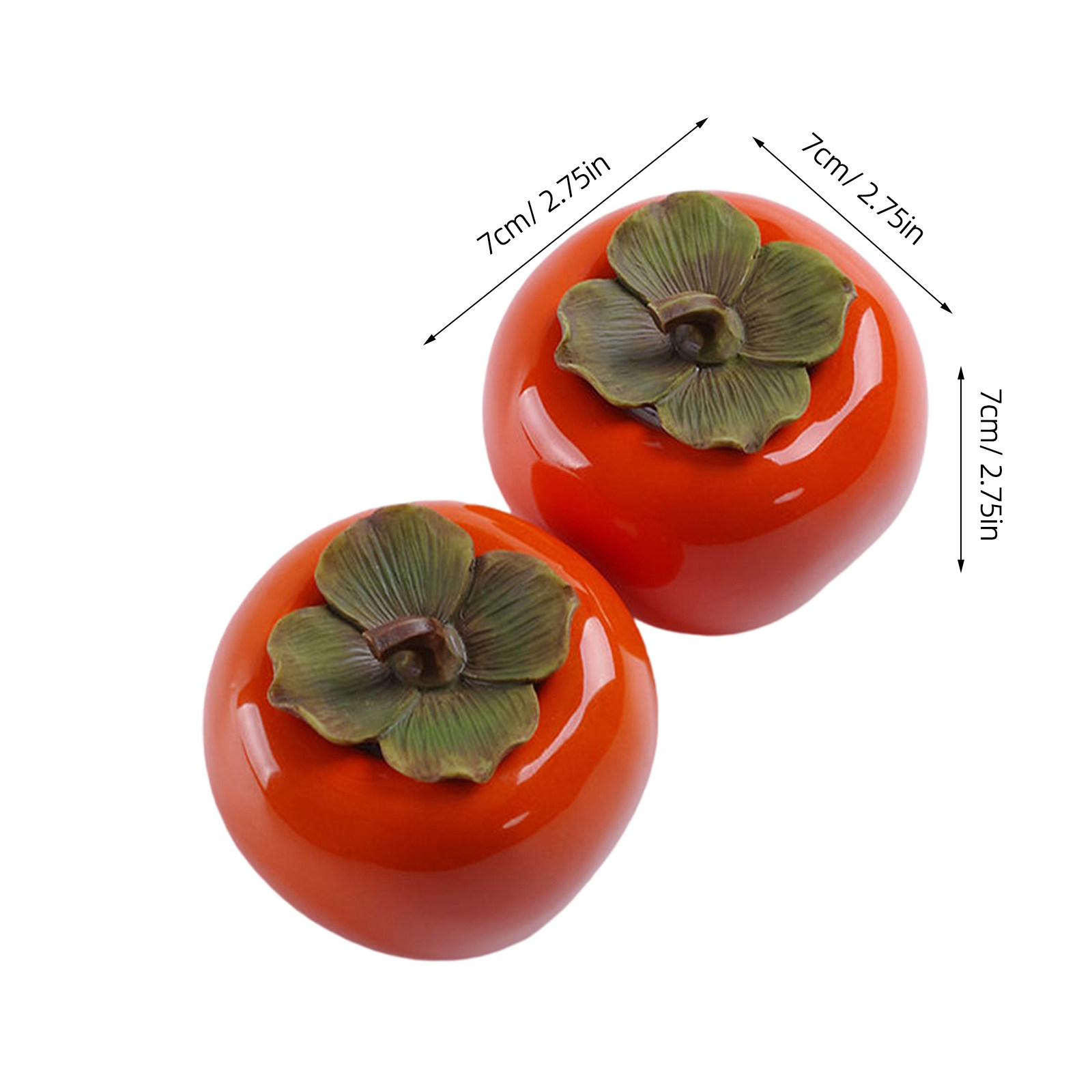 2Pcs Orange Persimmon Style Ce - Food Storage Airtight ulasan dan harga