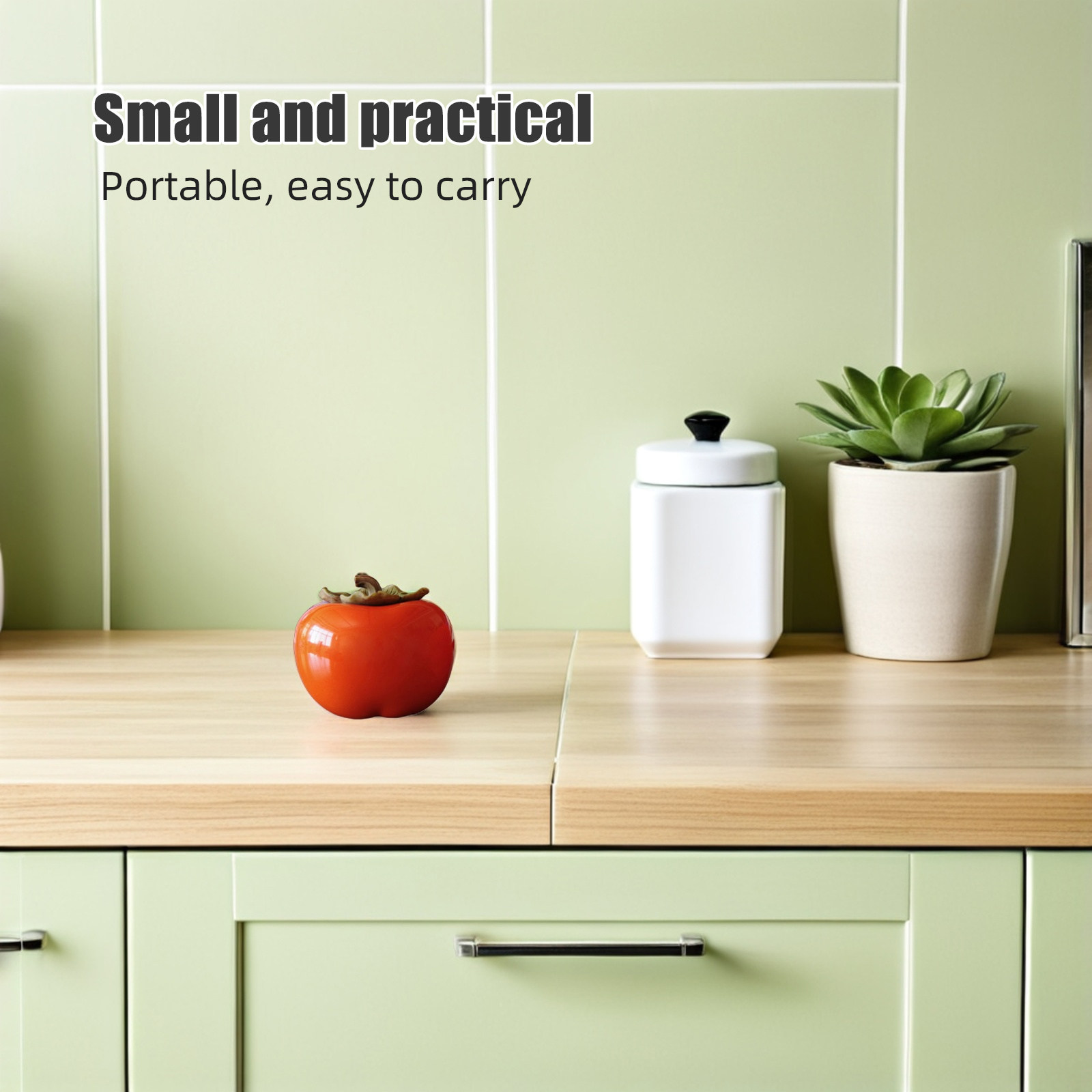 2Pcs Orange Persimmon Style Ce - Food Storage Airtight ulasan dan harga