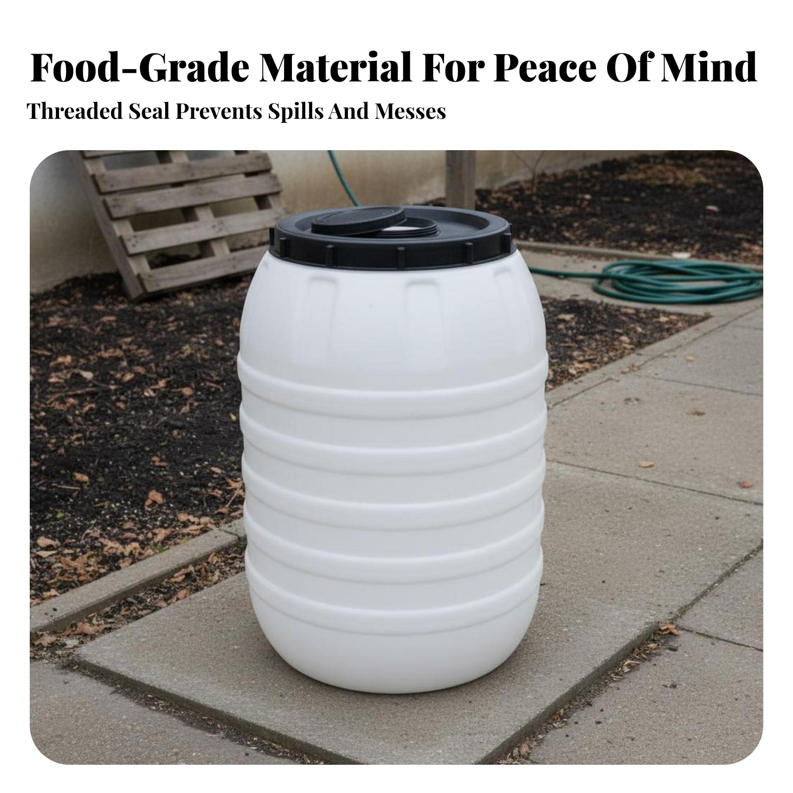 Food Grade Plastic Barrel Airt - Food Storage Drums ulasan dan harga