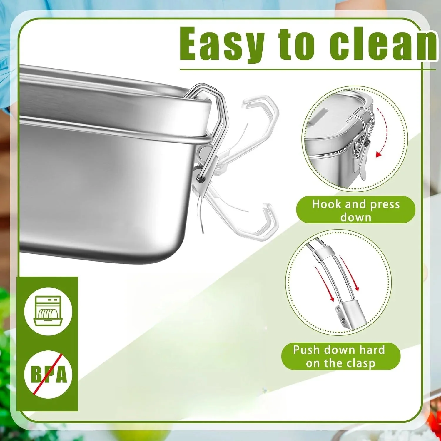 Stainless Steel Lunch Box for  - Food Storage Oven Safe ulasan dan harga