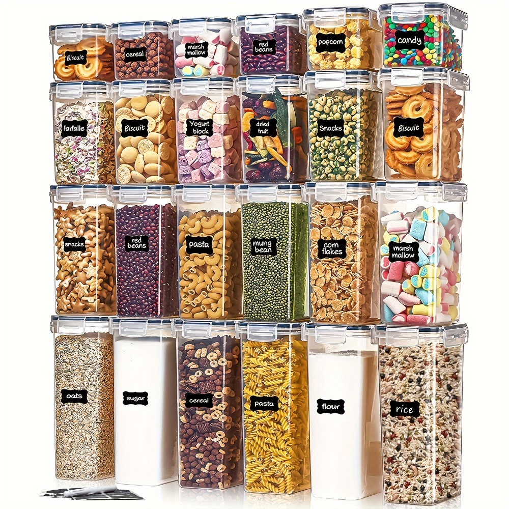 24Pcs Food Storage Containers  - Food Storage Equipment ulasan dan harga
