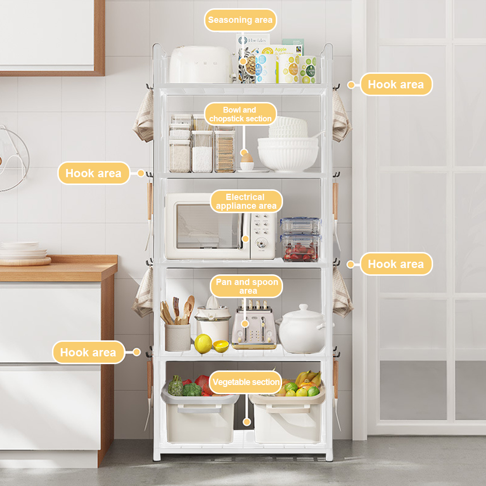 5 Tier Shelving Unit Heavy Dut - Food Storage Utensils ulasan dan harga