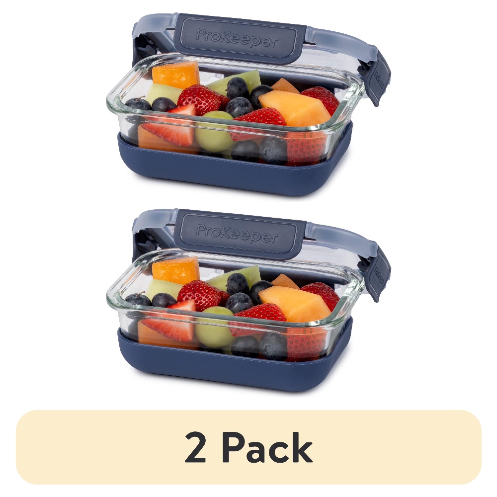 2 Pack 1.6 Cup Glass Food Stor - Food Storage In Pantry ulasan dan harga