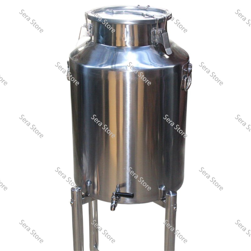 50LB 304 Stainless Steel Seale - Food Storage Drums ulasan dan harga