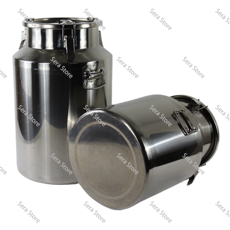 50LB 304 Stainless Steel Seale - Food Storage Drums ulasan dan harga