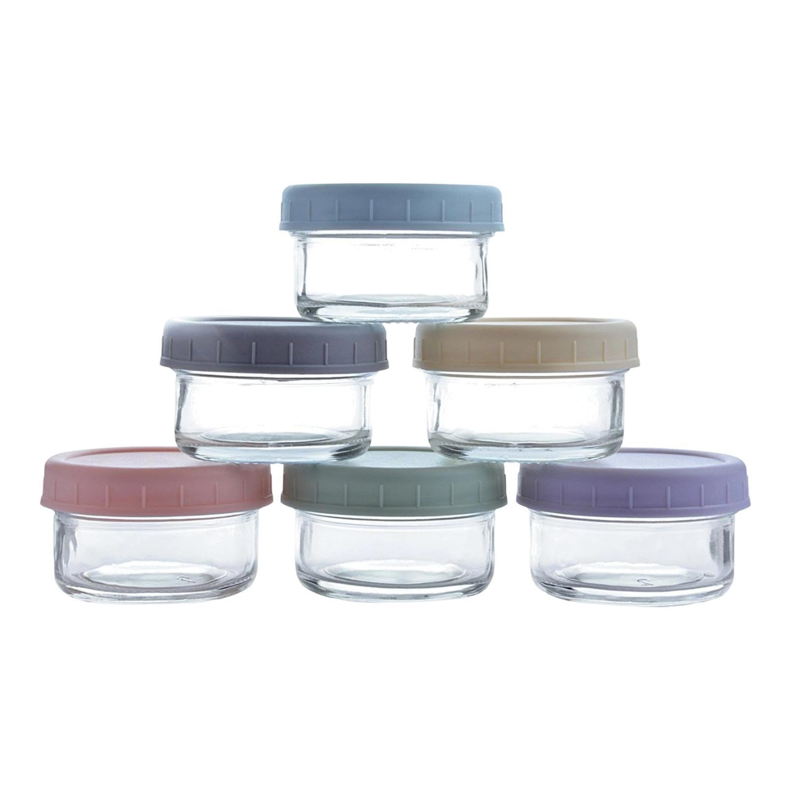Mini Glass Jars with Leakproof - Food Storage Set Glass ulasan dan harga