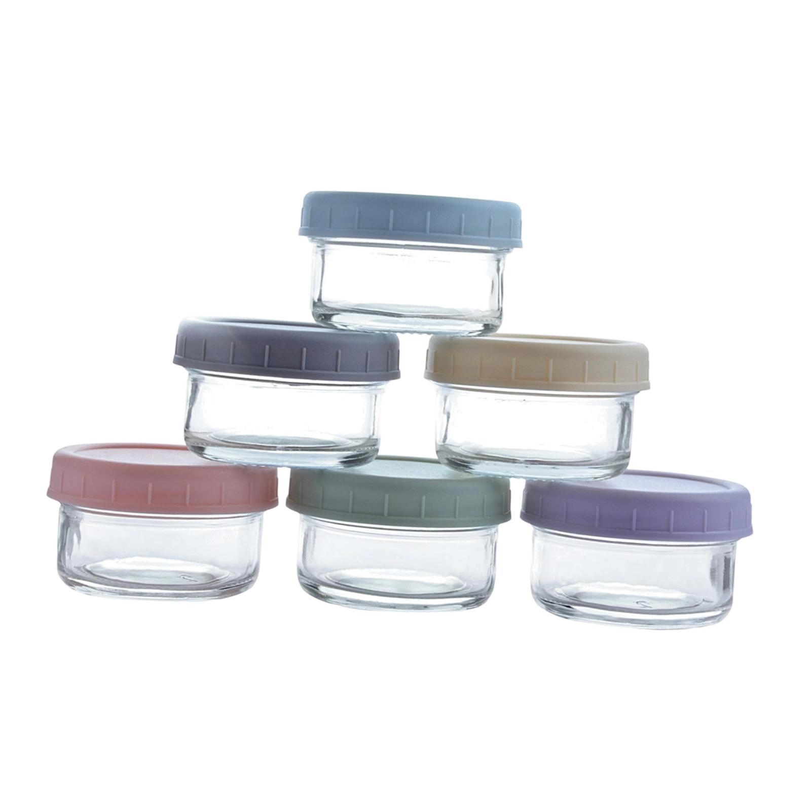 Mini Glass Jars with Leakproof - Food Storage Set Glass ulasan dan harga