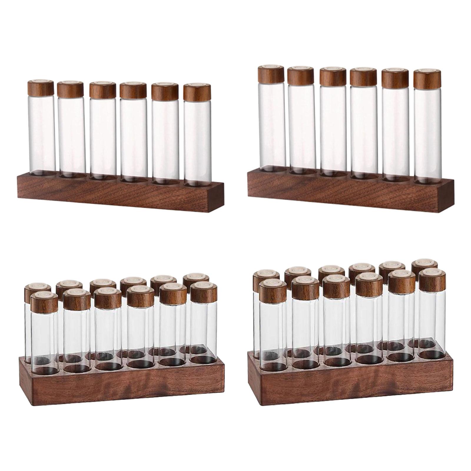 Glass Test Tubes Coffee Bean D - Food Storage In Pantry ulasan dan harga