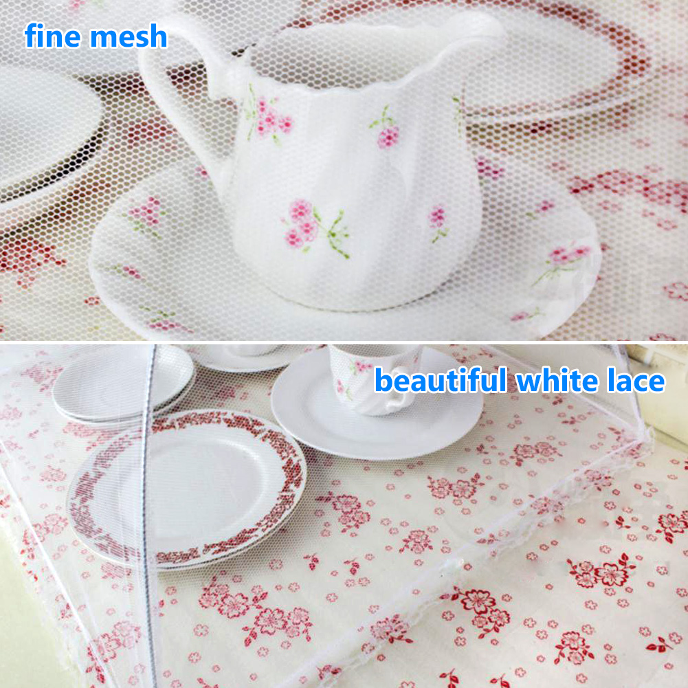 1-6pcs Foldable Food Mesh Cove - Food Storage Long Term ulasan dan harga