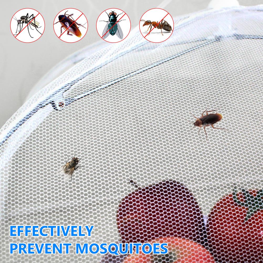 1-6pcs Foldable Food Mesh Cove - Food Storage Long Term ulasan dan harga