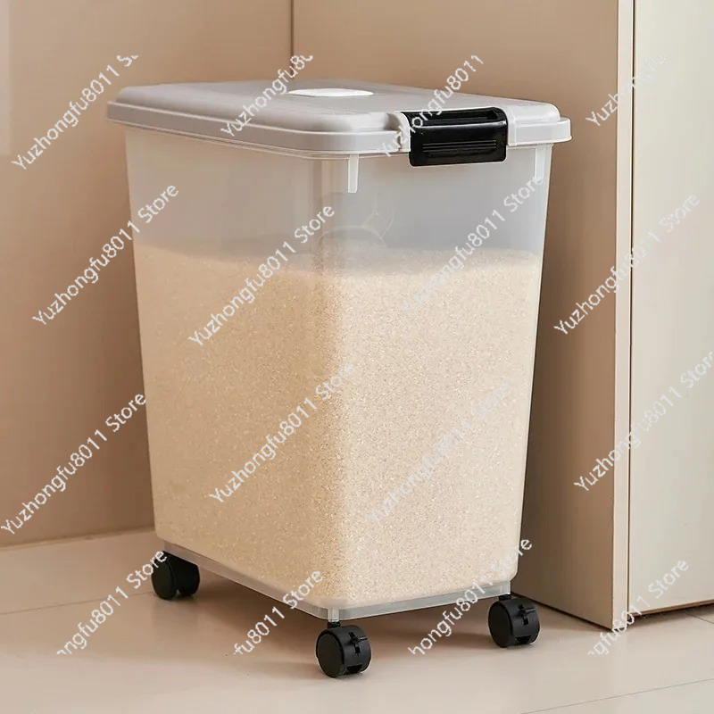 Household Sealed Rice Bucket F - Food Storage In Pantry ulasan dan harga