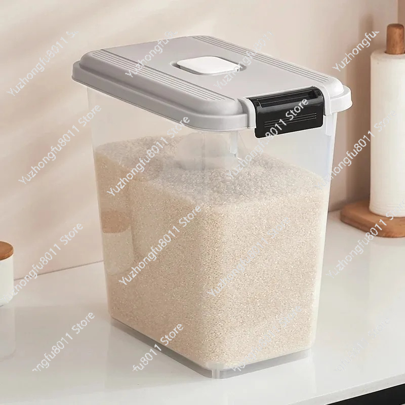 Household Sealed Rice Bucket F - Food Storage In Pantry ulasan dan harga