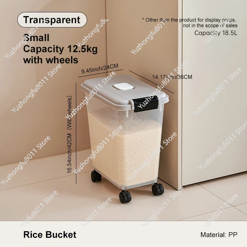 Household Sealed Rice Bucket F - Food Storage In Pantry ulasan dan harga