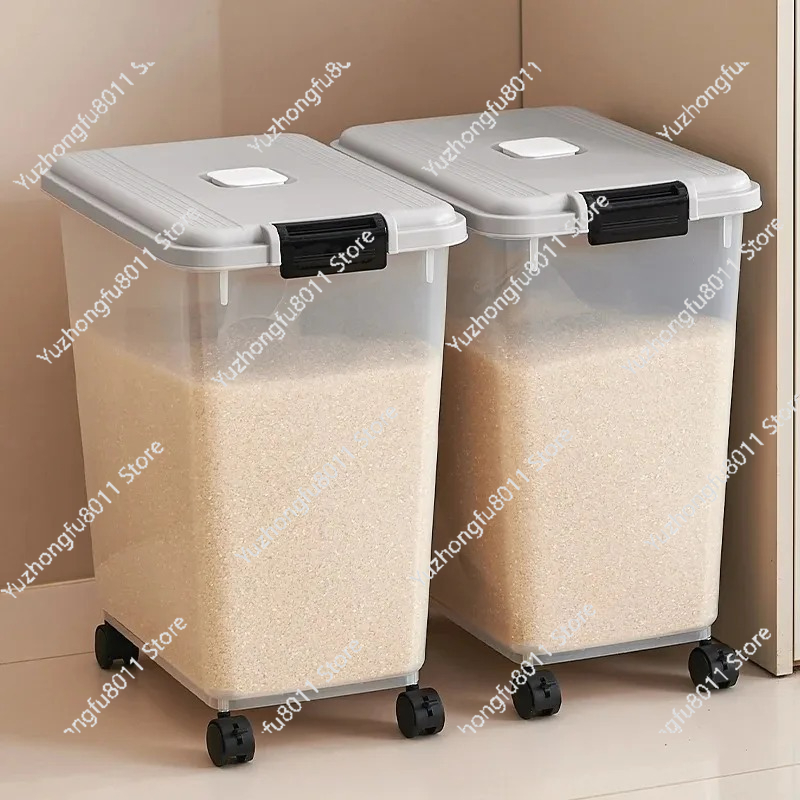 Household Sealed Rice Bucket F - Food Storage In Pantry ulasan dan harga