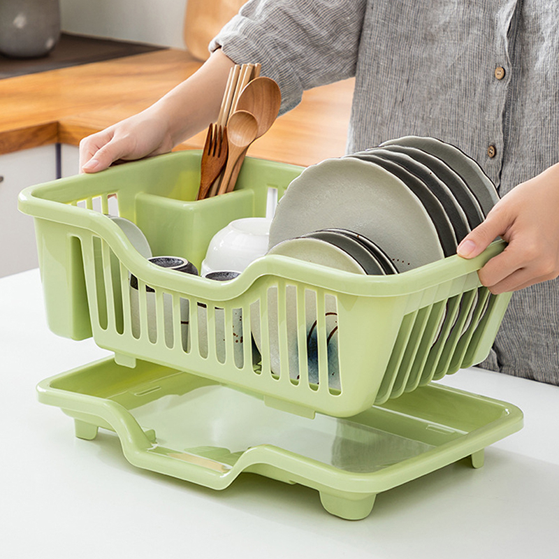 Plastic Bowl Rack Water Filter - Food Storage Organiser ulasan dan harga