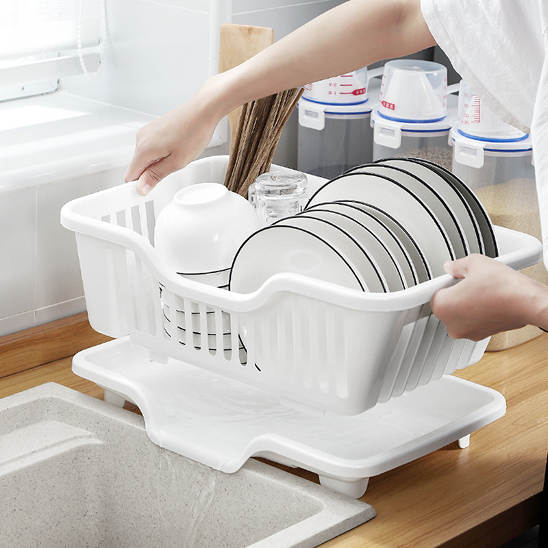 Plastic Bowl Rack Water Filter - Food Storage Organiser ulasan dan harga