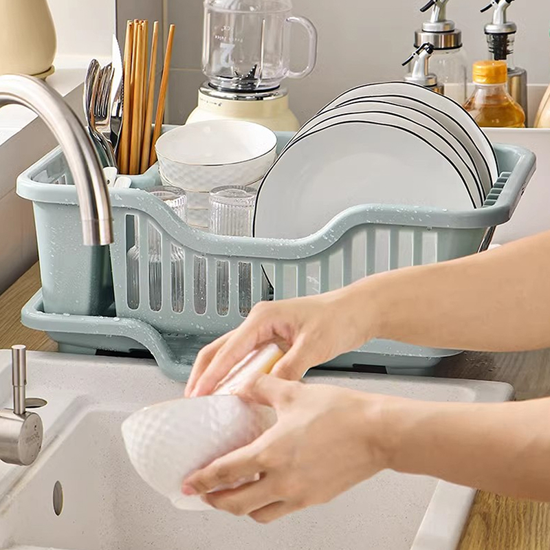 Plastic Bowl Rack Water Filter - Food Storage Organiser ulasan dan harga