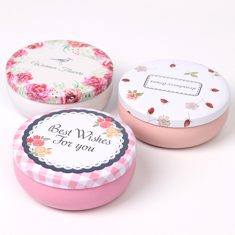 Printed Round Gift Boxes Stora - Food Storage Drums ulasan dan harga
