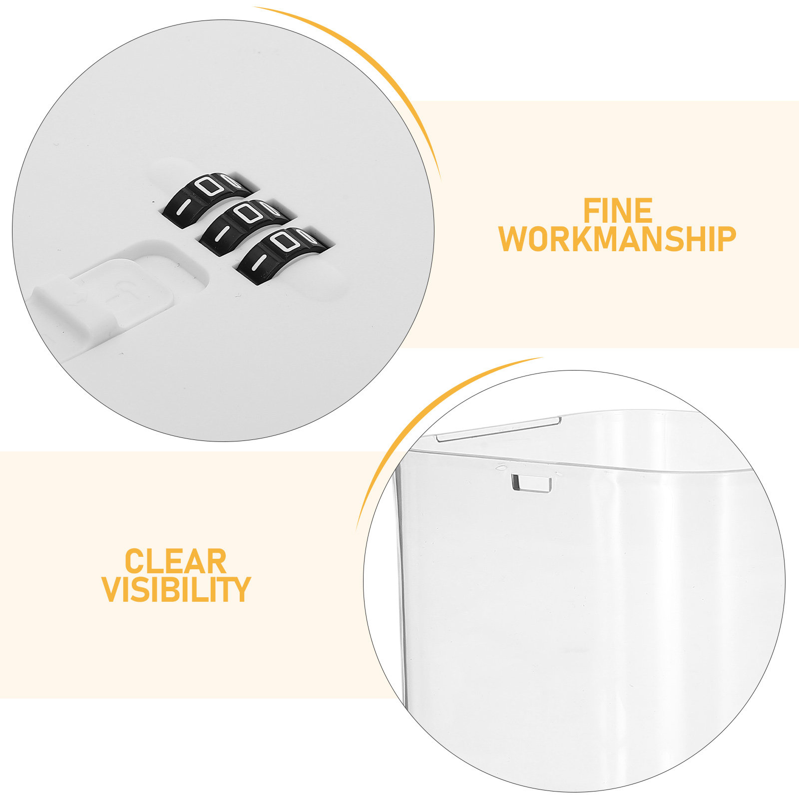Clear Stackable Lock Box for F - Food Storage With Lock ulasan dan harga
