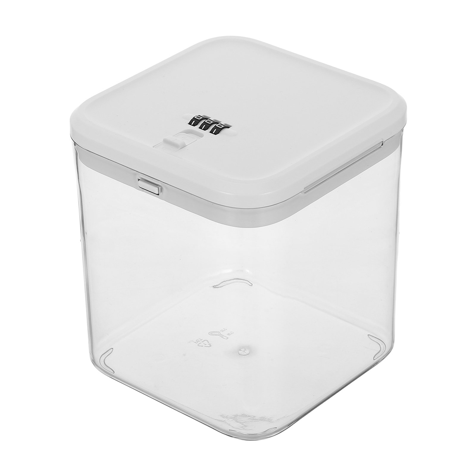Clear Stackable Lock Box for F - Food Storage With Lock ulasan dan harga