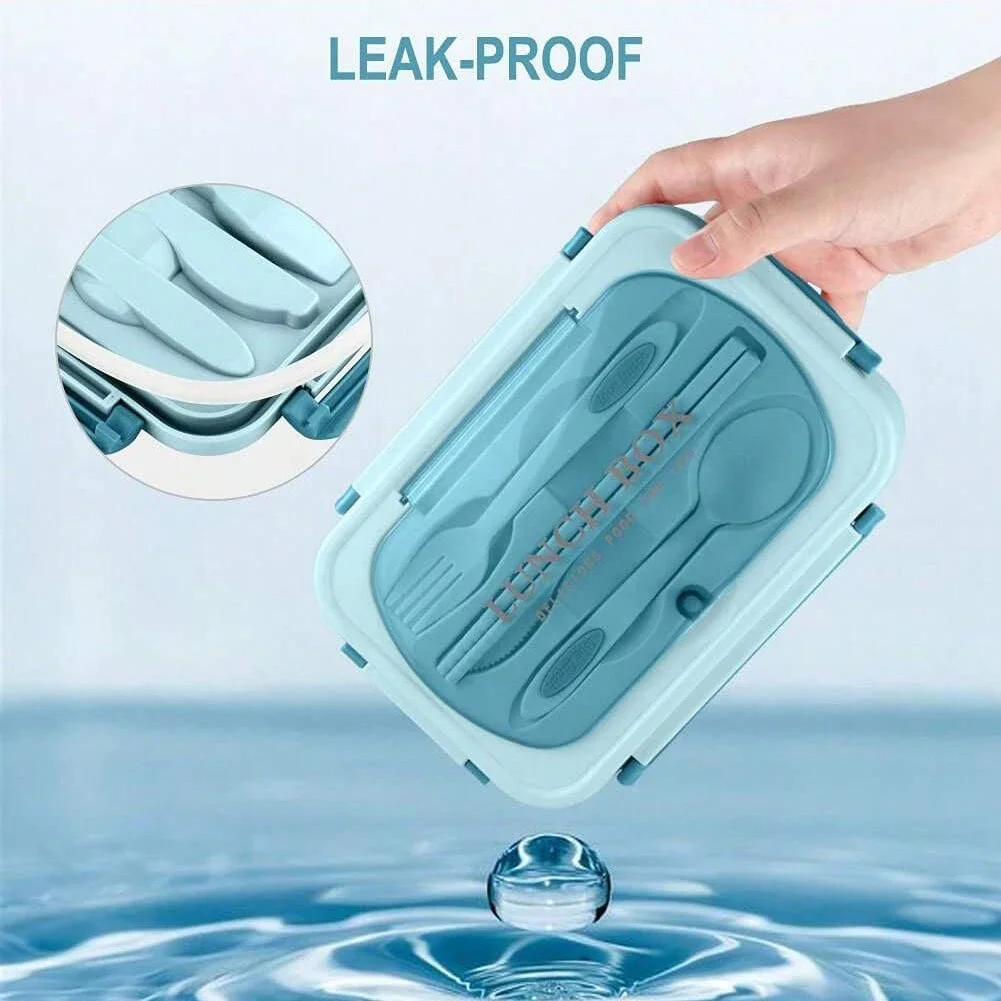 Adult Bento Box with 3 Compart - Food Storage Oven Safe ulasan dan harga