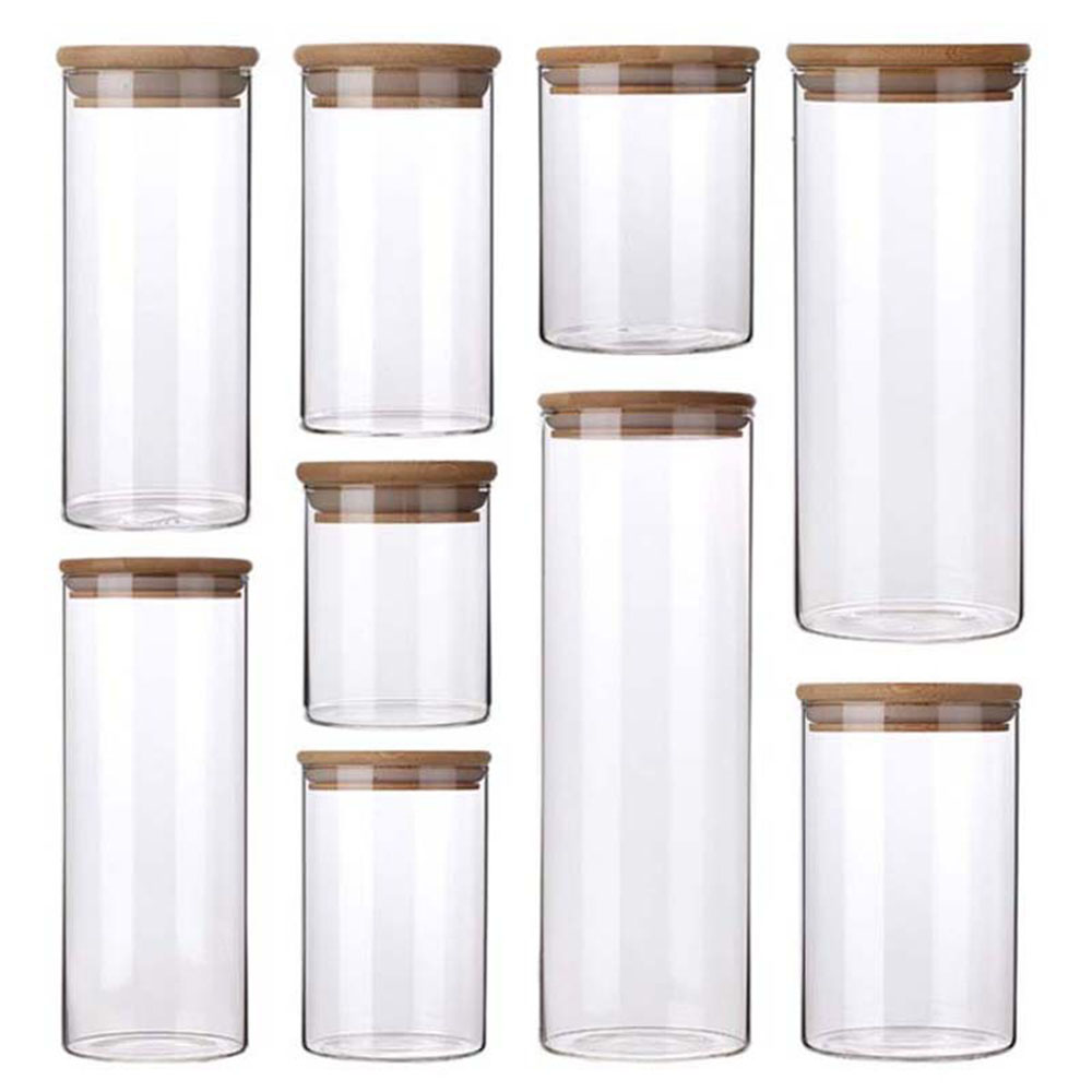 4/8pcs 250ml 500ml 1000ml Glas - Food Storage Drums ulasan dan harga