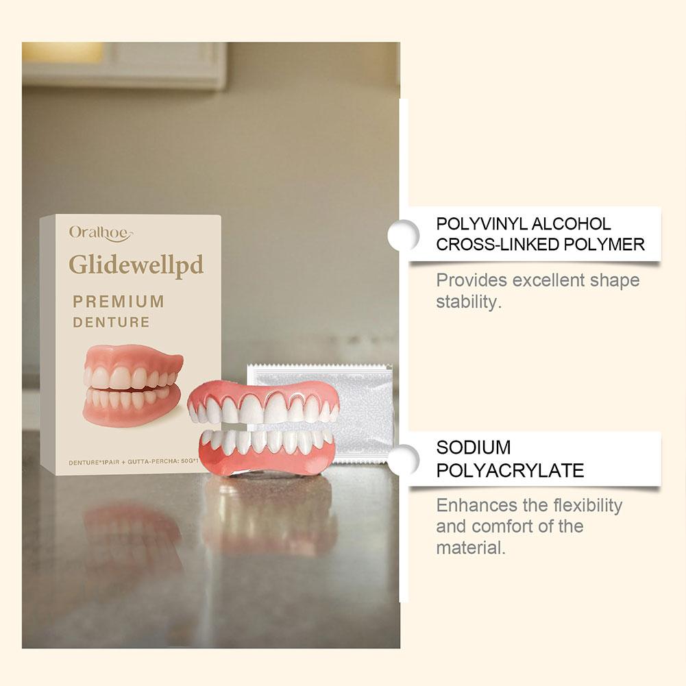 Reusable Denture Set for Aesth - Food Storage Long Term ulasan dan harga