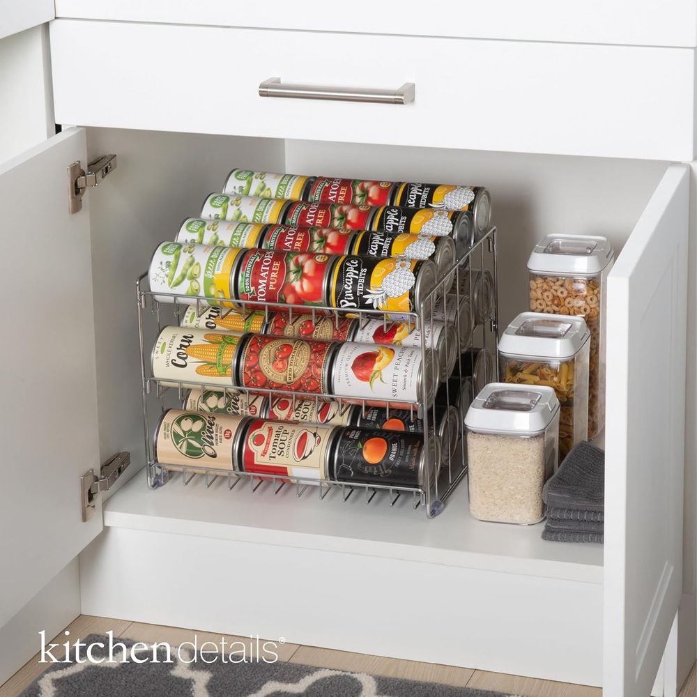 3 Tier Can Organizer | Chrome  - Food Storage In Cabinets ulasan dan harga