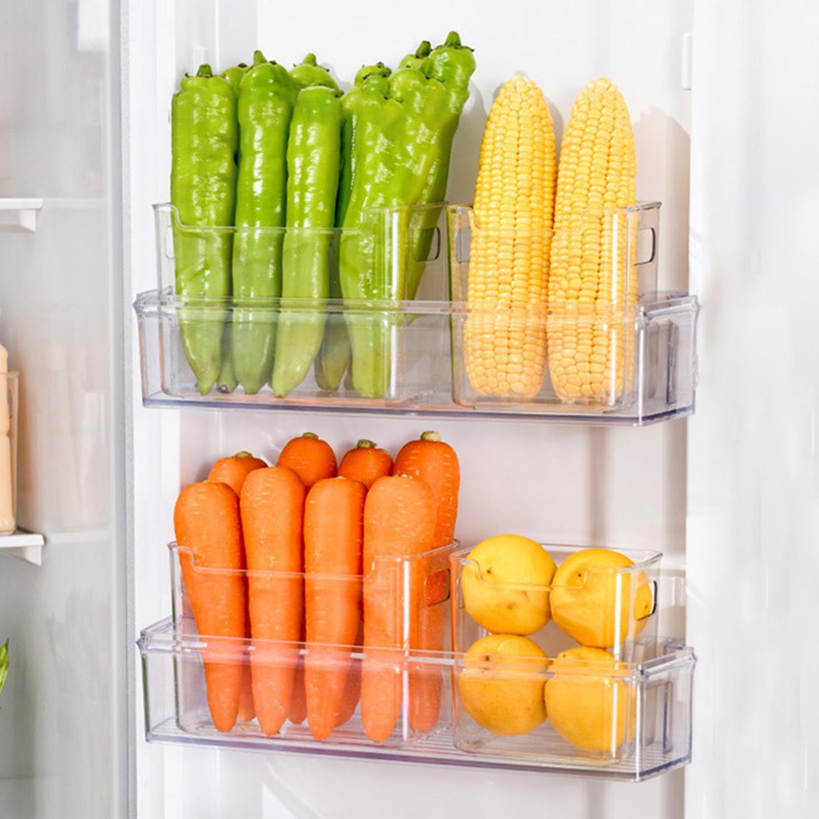 Refrigerator Bins with Handles - Food Storage In Pantry ulasan dan harga