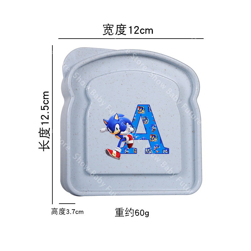 New Cartoon Sonics Letter A-Z  - Food Storage Oven Safe ulasan dan harga