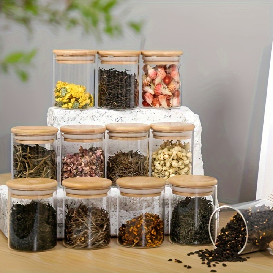 12pcs/set Airtight Glass Stora - Food Storage Set Glass ulasan dan harga