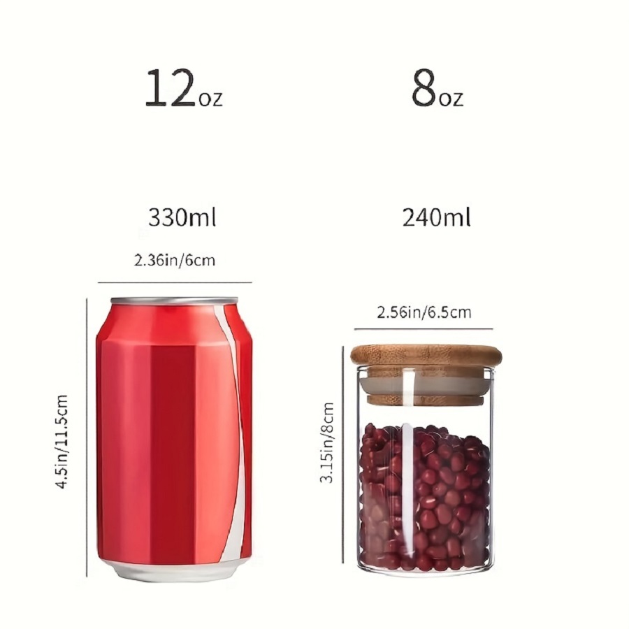 12pcs/set Airtight Glass Stora - Food Storage Set Glass ulasan dan harga