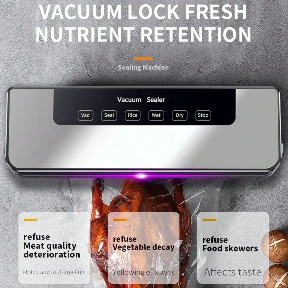 Touch Button Electric Vacuum S - Food Storage Vacuum Seal ulasan dan harga