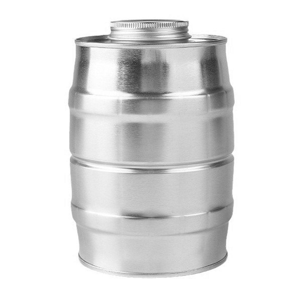 Wine Barrel Shaped Tinplate Co - Food Storage Airtight ulasan dan harga