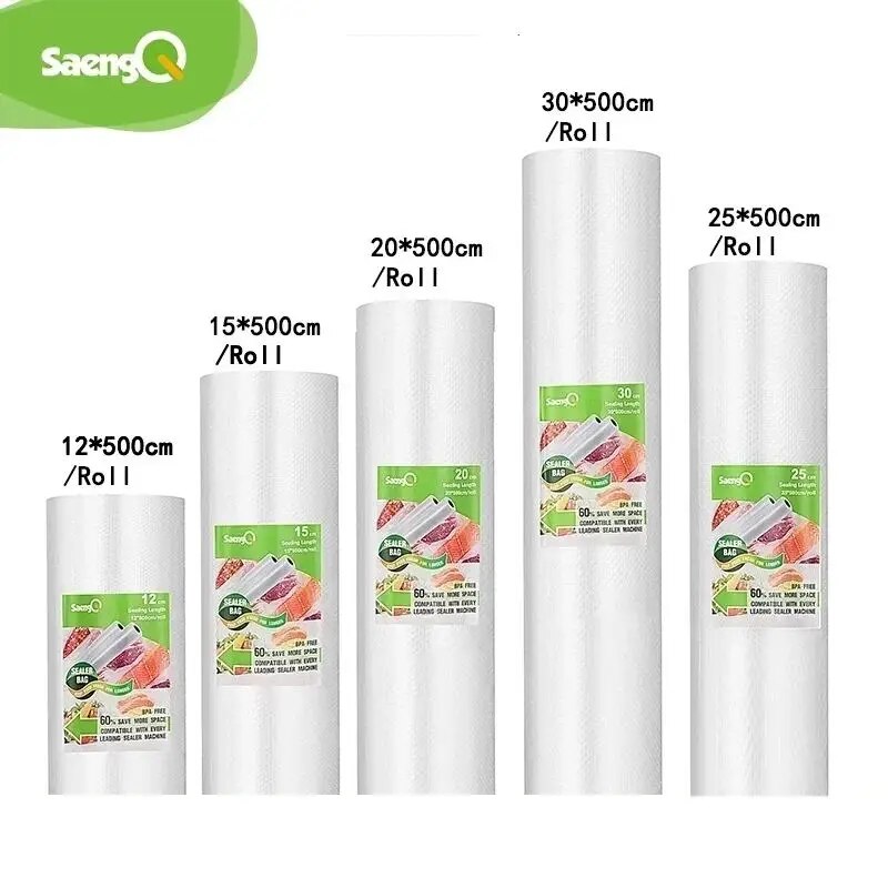 SaengQ Vacuum Bags for Food Va - Food Storage Vacuum Seal ulasan dan harga