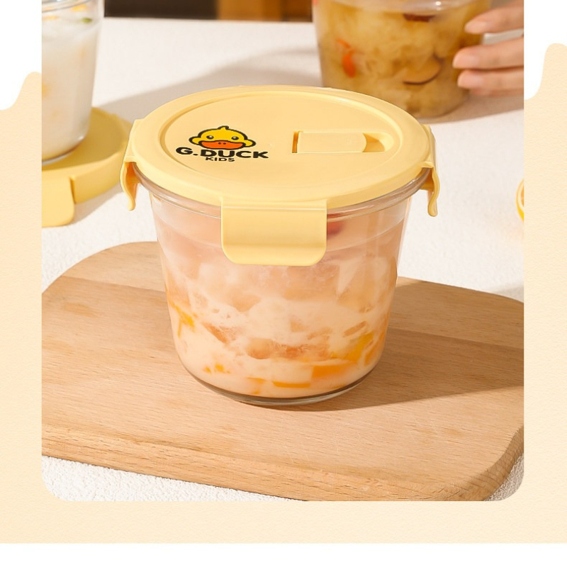 Microwave-Safe Glass Food Stor - Food Storage Set Glass ulasan dan harga