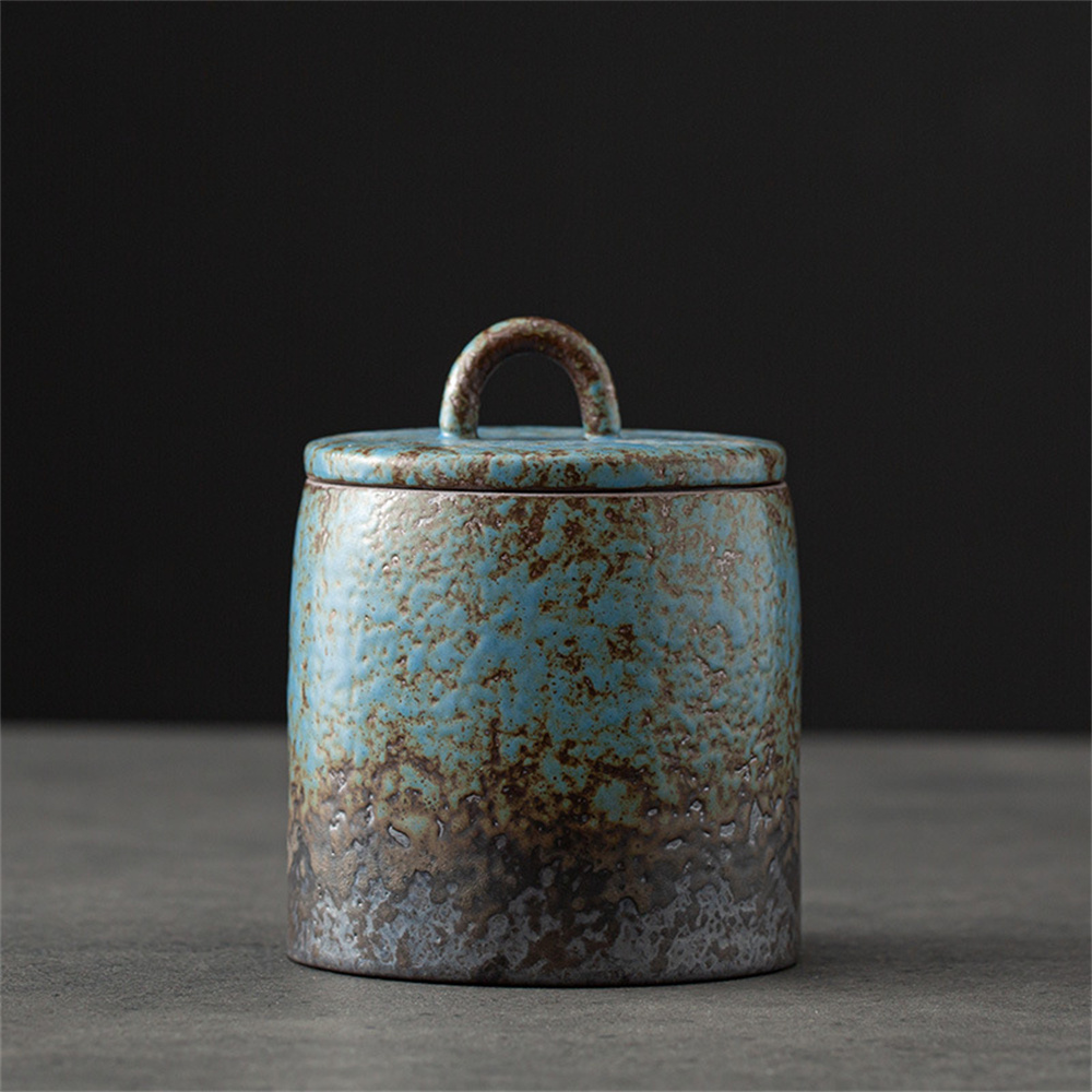 Ceramic Tea Caddy Sealed Jar S - Food Storage Drawer Organizer ulasan dan harga
