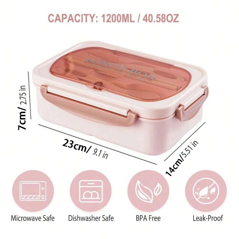 3pcs/1pc Bento Box Adult Lunch - Food Storage Drawer Organizer ulasan dan harga