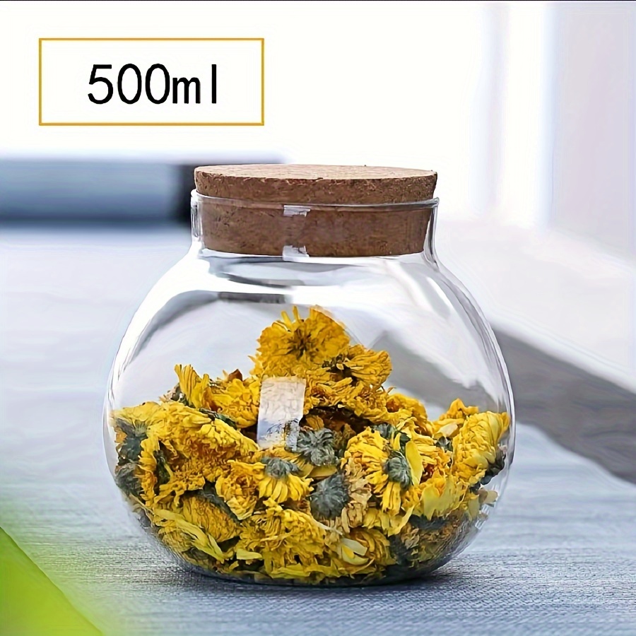 500ML Clear Glass Storage Cani - Food Storage Set Glass ulasan dan harga