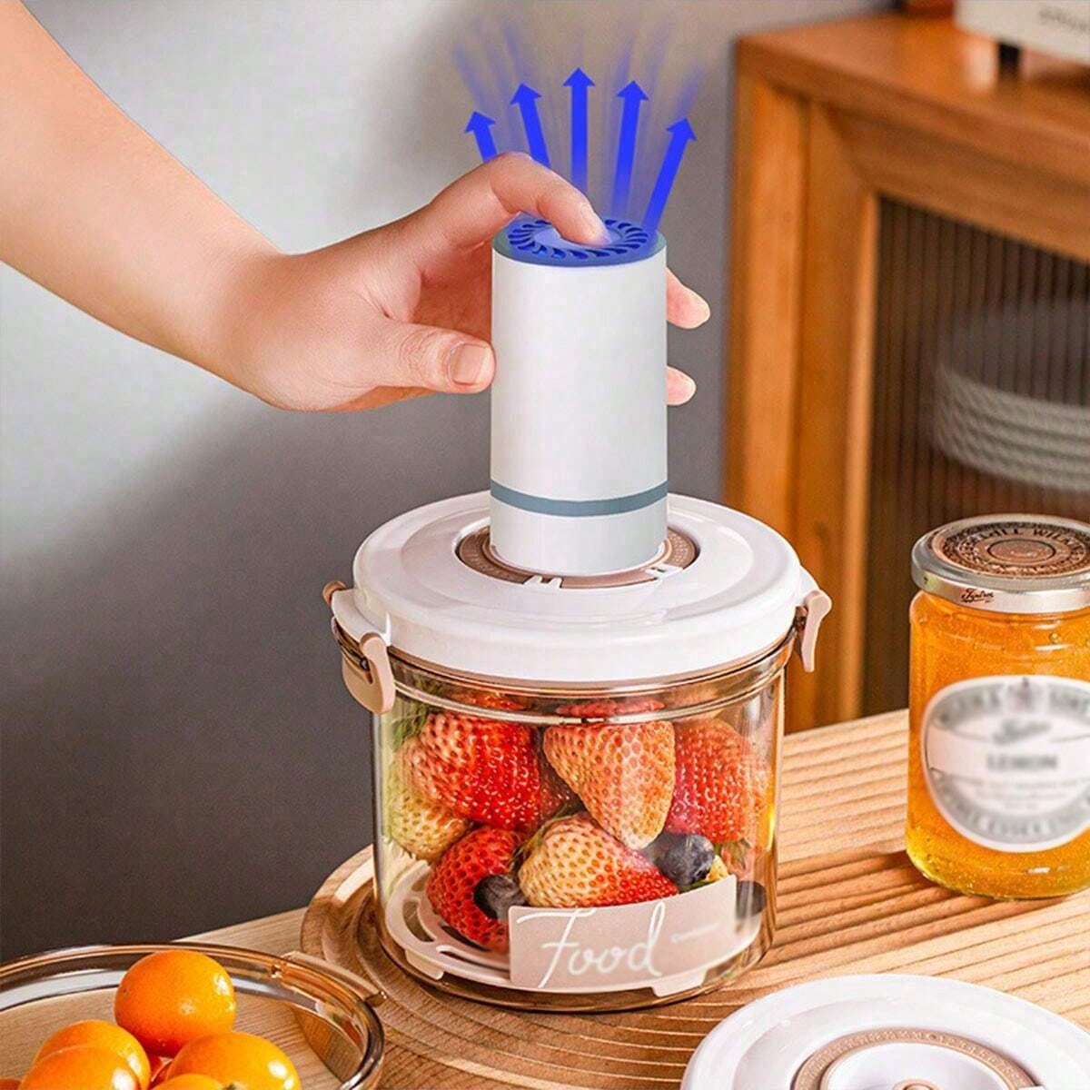 1 Kitchen Food Grade Vacuum Se - Food Storage Vacuum Seal ulasan dan harga