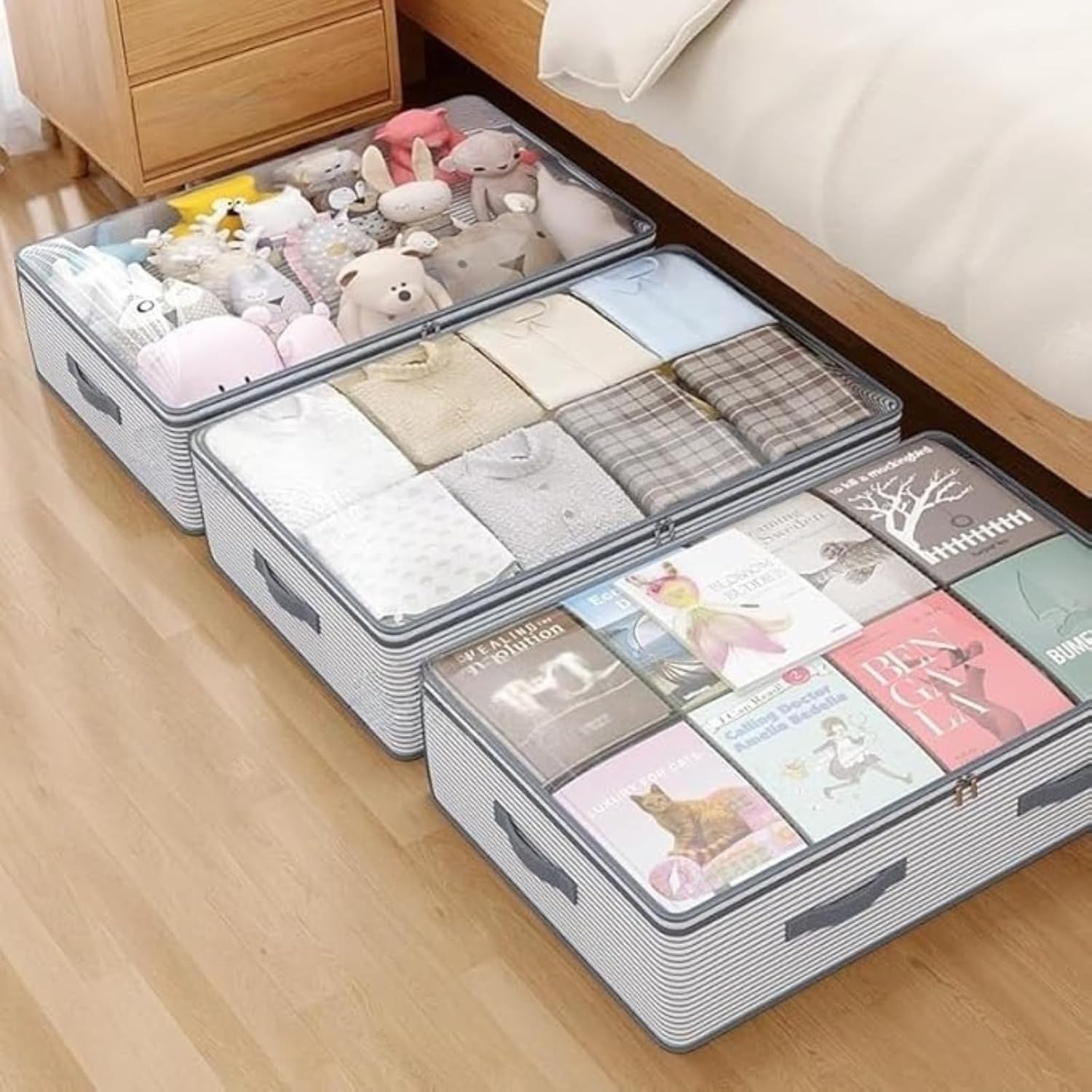 1pcs Under-Bed Drawer Storage  - Food Storage Long Term ulasan dan harga